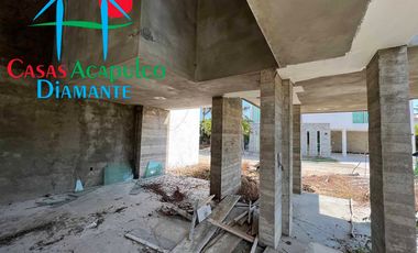 Casa en obra gris, Roof garden, 3 niveles