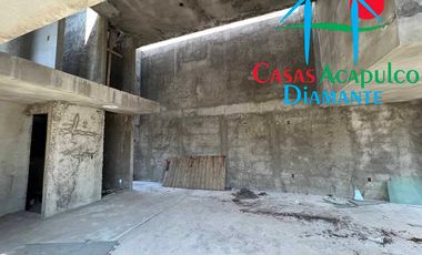 Casa en obra gris, Roof garden, 3 niveles