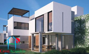 Casa en obra gris, Roof garden, 3 niveles