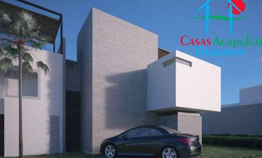 Casa en obra gris, Roof garden, 3 niveles