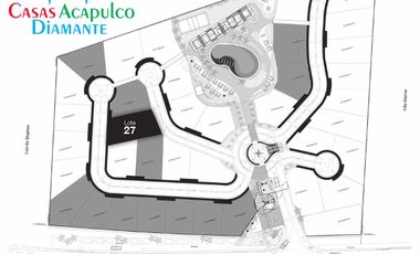 Casa en obra gris, Roof garden, 3 niveles