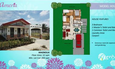 Magnolia House Model of Ameria by Damosa Land