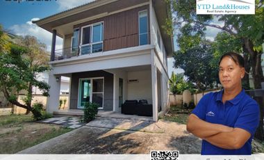 2 storey detached house for rent Prueklada bangna near ABAC  Bangna, nice project, quiet, peaceful, complete with utilities.