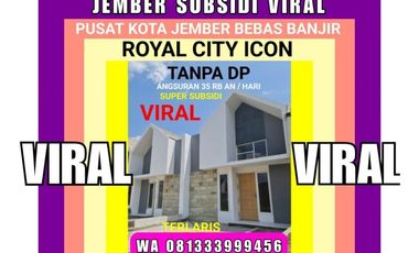 Viral Terlaris Tanpa DP Perumahan Pusat Kota Jember Terstrategis Minimalis Modern