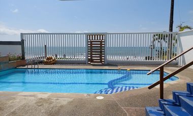 RENTO CASA DE HERMOSA FRENTE A LA PLAYA CON PISCINA PARA  18 PERSONAS, PERRO Y GATO, DESCANSE Y DIVIERTASE Y NO SE OLVIDE  DESCANSO