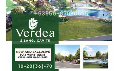 Exclusive Lot for Sale in Verdea in Silang, Cavite accessible through CALAX and Sta. Rosa - Tagaytay Road, South Luzon Expressway