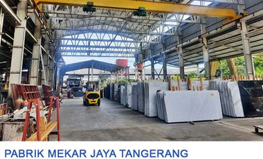 Pabrik di kawasan industri Mekar Jaya (Akong) Sepatan, Tangerang