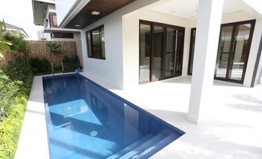 Luxurious Modern Corner House and Lot for Lease in Palms Pointe Village, Alabang