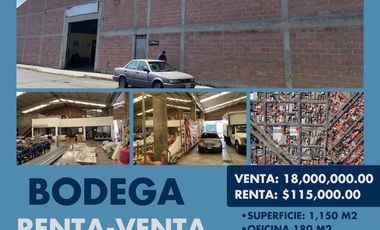 BODEGA EN RENTA - VENTA
