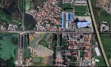 Tanah komersial di Jl Dr Wahidin dekat PEMDA Kebomas Gresik