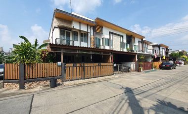 2-story townhouse for sale, Gusto Village, Tha Nam Non-Rama 5, corner house, 34 sq m, near Tha Nam Non. Bang Sri Mueang Market