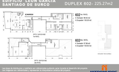 Ultimo Duplex 03 dorm. 225 m2 Av. Benavides Surco