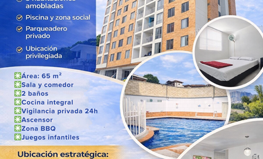 ALQUILER  APARTAMENTO AMOBLADO EN PIEDECUESTA Economico