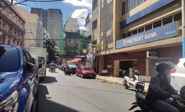 2,808 sqm Prime Location Commercial Lot for Sale along Escolta Street, China Town District, Binondo, Manila, the oldest China Town in the World