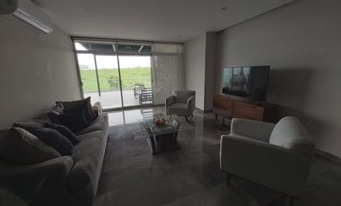 Departamento amueblado PB en renta exclusivo condominio Juriquilla JF