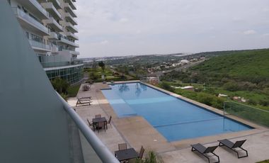 Departamento amueblado PB en renta exclusivo condominio Juriquilla JF
