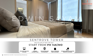Pre-selling 1 Bedroom Unit For Sale in Sentrove Tower Clover Leaf Balintawak, Q