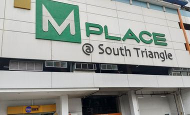 FULLY FURNISHED STUDIO CONDO CONDO UNIT FOR RENT AT MPLACE @SOUTH TRIANGLE QUEZON CITY