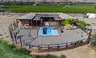 Hermoso terreno de 1,12 ha, con casa amoblada y orilla de río, Valle del Elqui. $245 millones