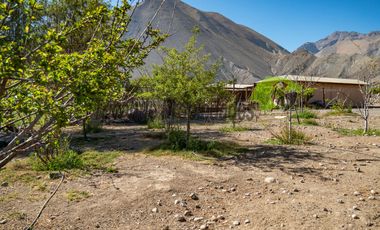 Hermoso terreno de 1,12 ha, con casa amoblada y orilla de río, Valle del Elqui. $245 millones