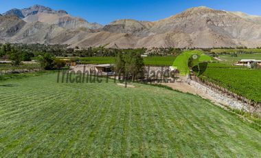 Hermoso terreno de 1,12 ha, con casa amoblada y orilla de río, Valle del Elqui. $245 millones