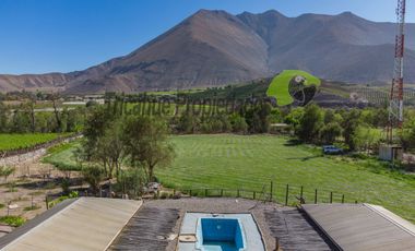 Hermoso terreno de 1,12 ha, con casa amoblada y orilla de río, Valle del Elqui. $245 millones