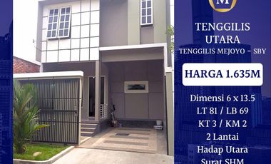 Dijual Rumah Baru Tenggilis Utara Surabaya SHM dkt Universitas Surabaya UBAYA