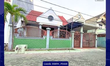 Rumah Semolowaru Elok Surabaya Timur Lebar Terawat SHM Strategis dkt MERR Nginden Manyar Sukolilo Klampis