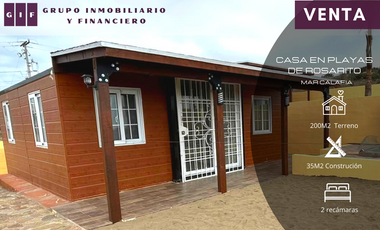 CASA EN VENTA EN PLAYAS DE ROSARITO | MAR DE CALAFIA | CREDITO DIRECTO