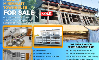 Pre-Selling Modern Minimalist Residential Units inside Gated Subdivision in San Isidro, Parañaque City