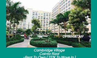 40sqm Condo in Cainta Rizal 137K To Move In rent To Own