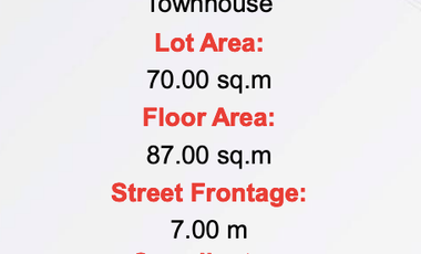 Townhouse for sale in Nostalji Enclave, Brgy. Paliparan 1, Dasmariñas City, Cavite