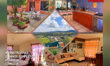Casa COLINA II amueblada, de gran tamaño, muy cerca del pueblo bonitas vistas y conetada con la naturaleza en Ixtapan de la Sal EDOMEX
