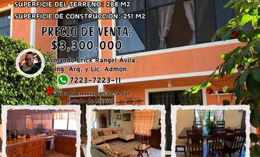 Casa COLINA II amueblada, de gran tamaño, muy cerca del pueblo bonitas vistas y conetada con la naturaleza en Ixtapan de la Sal EDOMEX