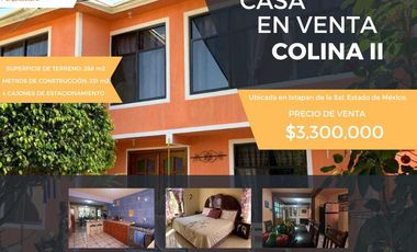 Casa COLINA II amueblada, de gran tamaño, muy cerca del pueblo bonitas vistas y conetada con la naturaleza en Ixtapan de la Sal EDOMEX