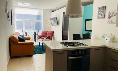 Apartamento amueblado en Centro Histórico edificio Carso Alameda, Bellas Artes