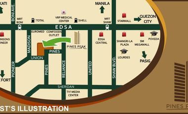 FURNISHED STUDIO IN MANDALUYONG READY TO MOVE IN