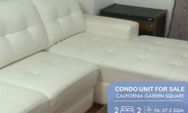 For Sale: 2 Bedroom Loft type Condo Unit at California Garden Square, Mandaluyong