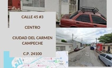 CASA EN VENTA DE RECUPERACIÓN BANCARIA EN: CIUDAD DEL CARMEN CAMPECHE/MCRC
