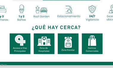 Departamento en Venta en Santo Domingo, Azcapotzalco