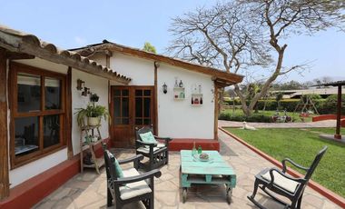 Propiedad en Pachacamac: Nave Industrial con Área Agroindustrial y 3 Casas