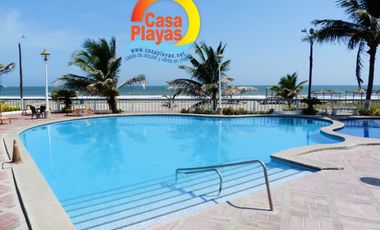 Villa de Venta en Playas Villamil, Ciudadela Cerrada Salida Al Mar, Via Data