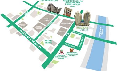 The Grove by Rockwell Furnished 2 Bedroom Condo with Parking For Rent Pasig City