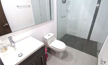 Apartamento en Pozos Colorados, Santa Marta. Frente al Mar de una habitacion 2 baños. 50.42 M2