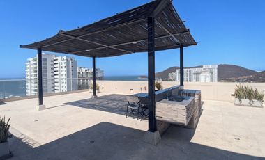 Apartamento en Pozos Colorados, Santa Marta. Frente al Mar de una habitacion 2 baños. 50.42 M2