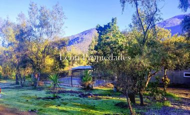 Leon Propiedades vende parcela con casa en La Aurora, Curacavi