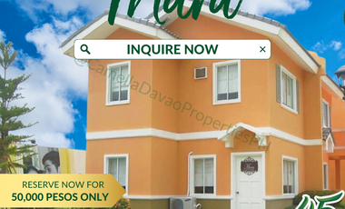 2 Bedroom House and Lot in Camella Davao with balcony