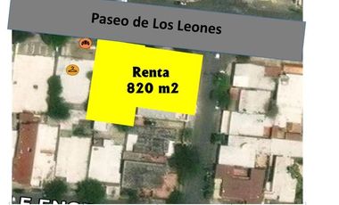 Terreno Comercial inmejorable ubicación Paseo de los Leones