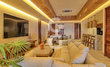 Departamento en Venta en Cancun en El Encanto Cancun Frente al Mar Amueblado