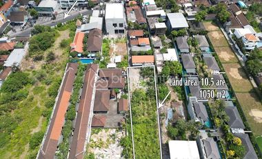 Prime Freehold 10.5 Are Land Investment in Petitenget, Bali